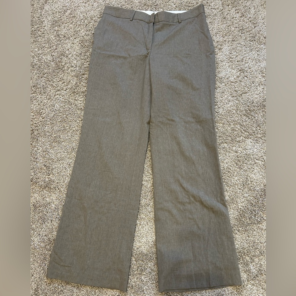 Casual Corner Stretch Pants in Light Brown Heather